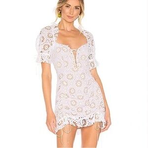 For Love and Lemons x Revolve Daisy Eyelet Dress Size S Romantic Bohemian New